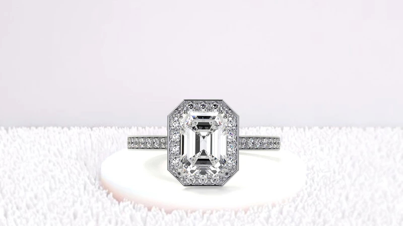 Halo Setting Diamond Ring