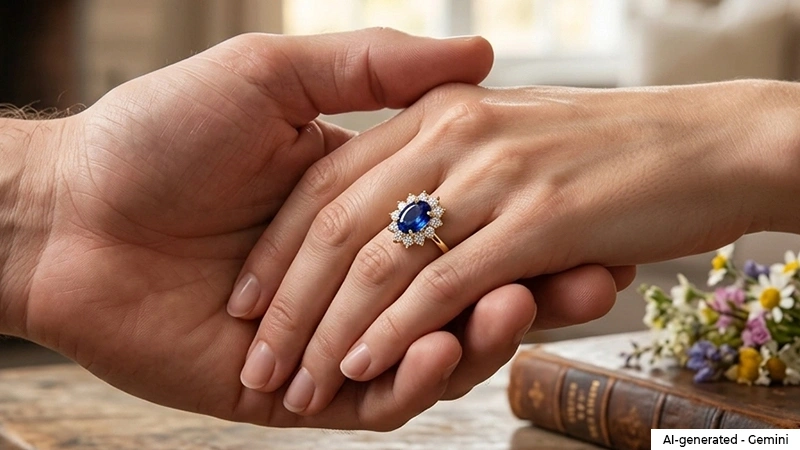 Sapphire Engagement Ring