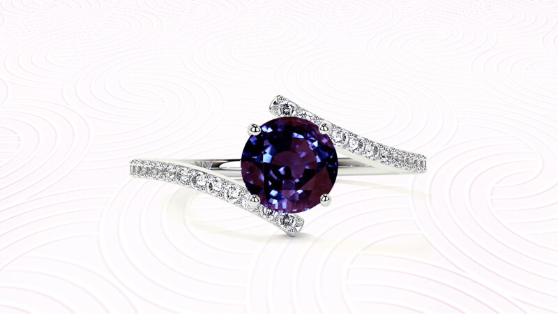 Spinel Bypass ring Black Friday Sale