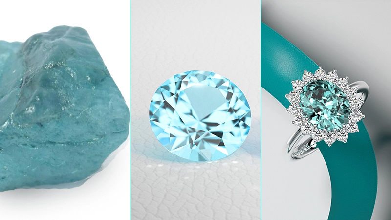 aquamarine rings