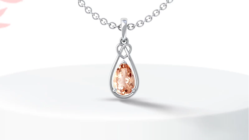 morganite necklace