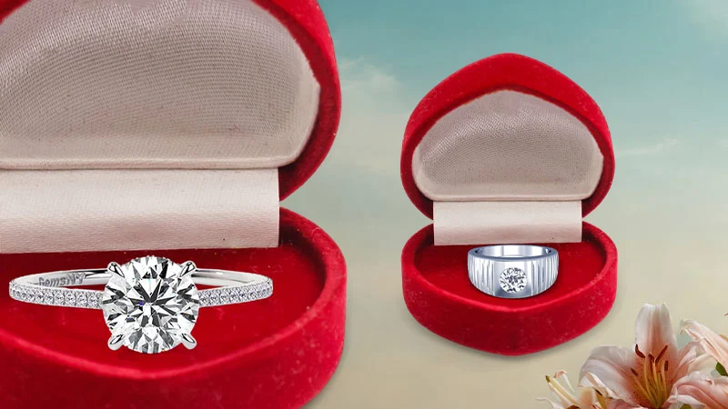 Diamond Couple Rings