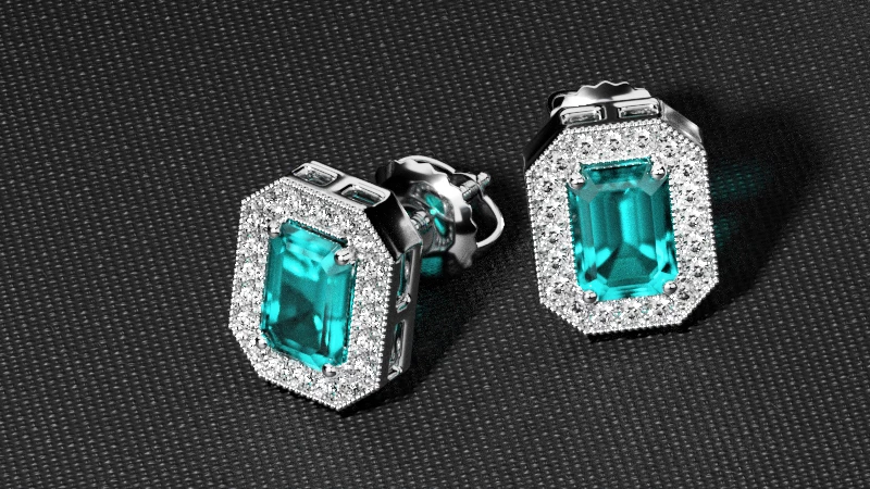 Paraiba Tourmaline Earrings