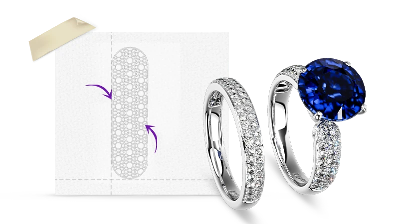 pave ring setting