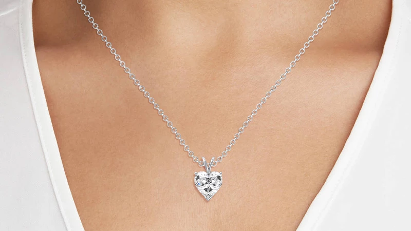 Diamond Solitaire Necklace