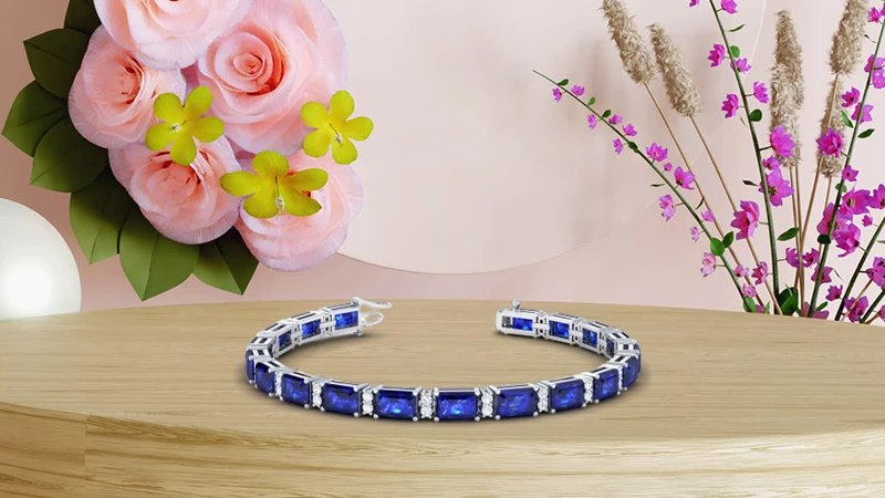 A Sapphire Bracelet