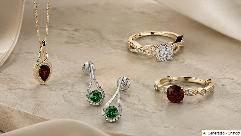 Different vintage jewelry