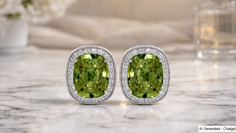 Vintage-Inspired Alexandrite Stud Earrings