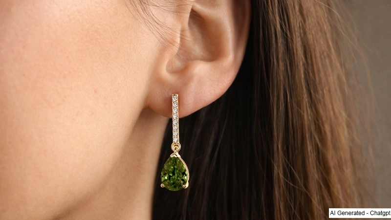 Pear-Cut Alexandrite Diamond Halo Dangle Earrings