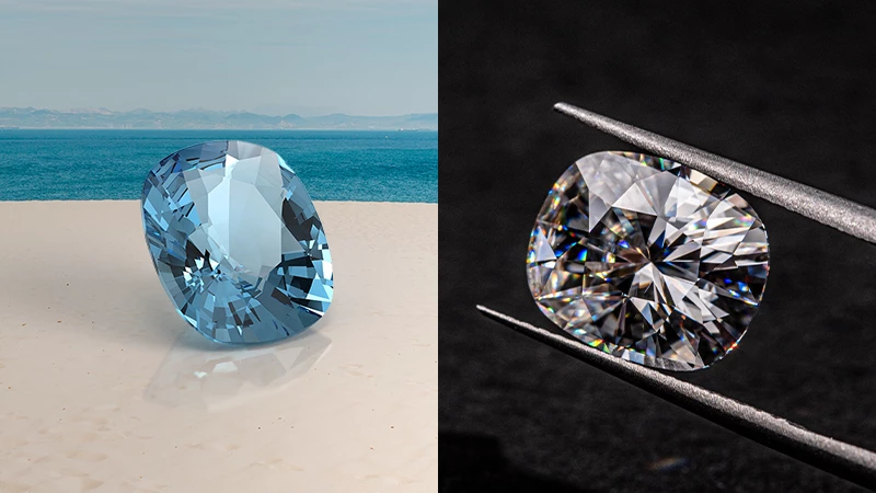 Aries Birthstones: Aquamarine and Diamond