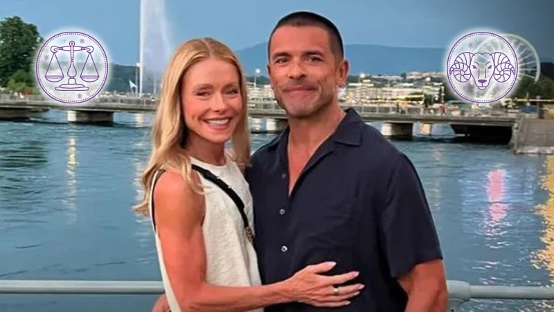 Kelly Ripa and Mark Conseulos Aries Soulmate Couple