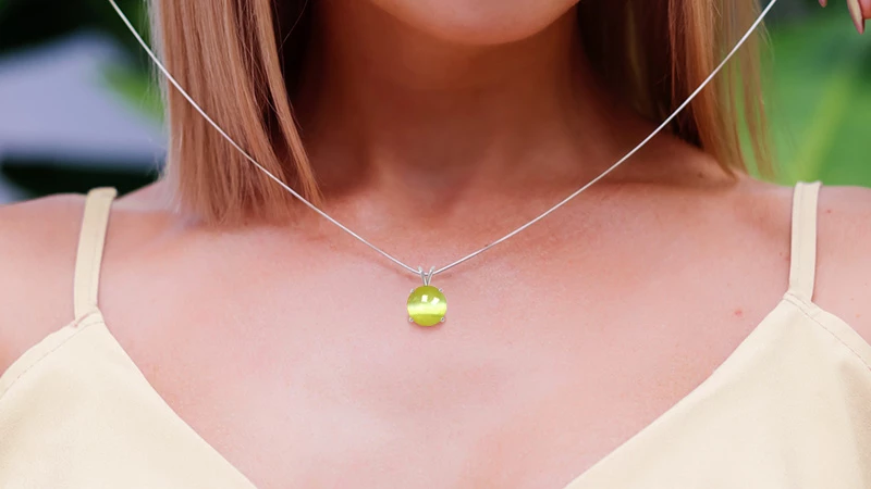 June gemstone pendant