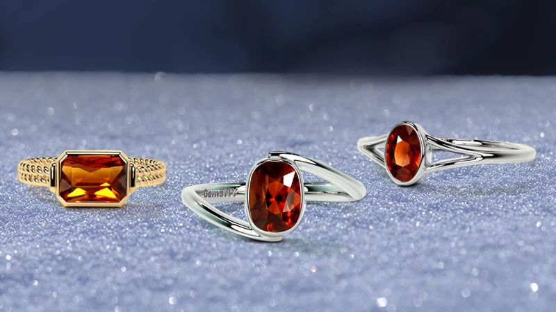 January birthstone Rings