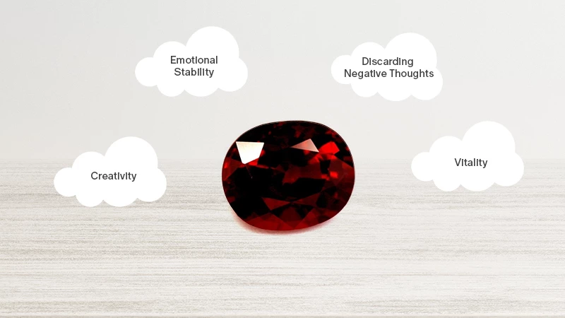 red spinel gem