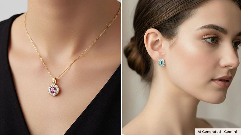 pink tourmaline pendant