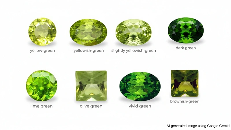 August birthstone Peridot Stone