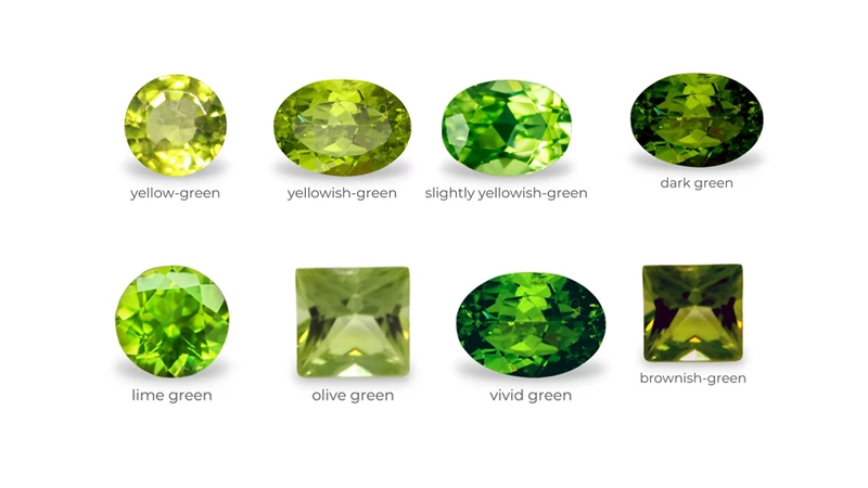 Peridot rings