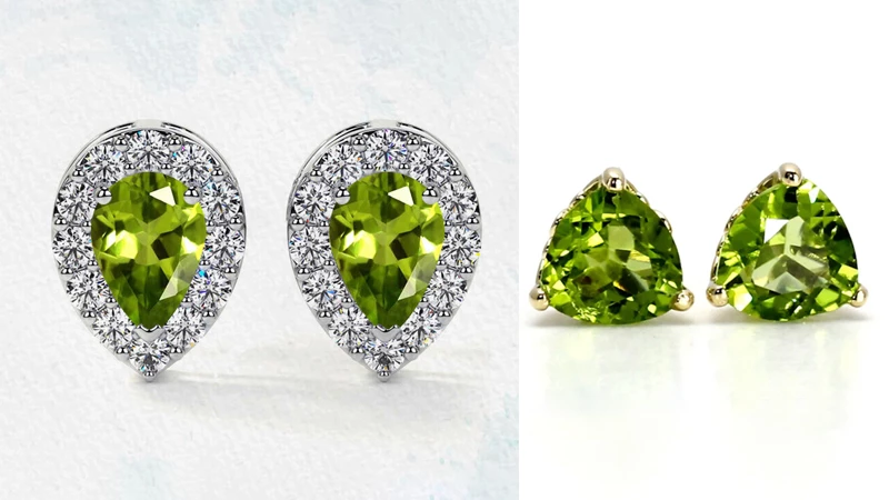 Peridot Birthstone Earrings