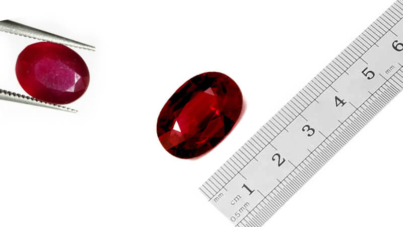 Ruby Gemstone Carat