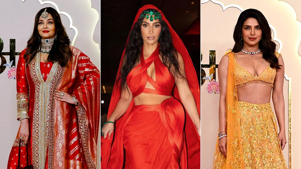 Kim, Aishwarya and Priyanka’s looks