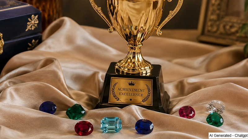shot of a trophy