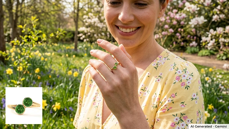 Minimalist Two-Stone Bezel Setting