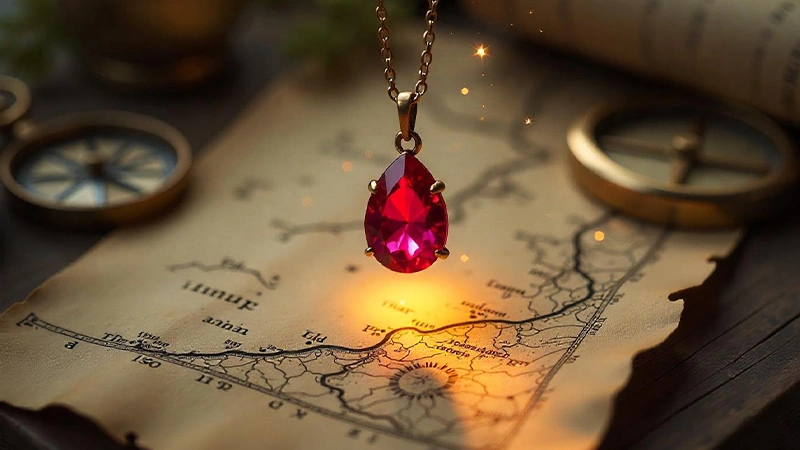 ruby pendant