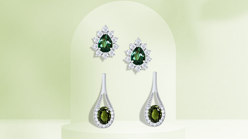 June: Alexandrite Earrings