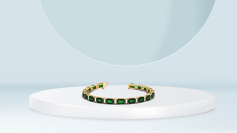 emerald bracelet