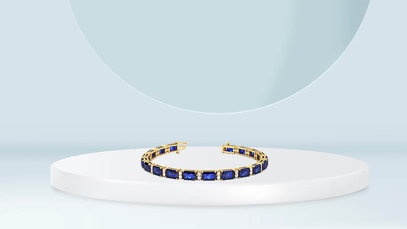 Sapphire Wedding Band