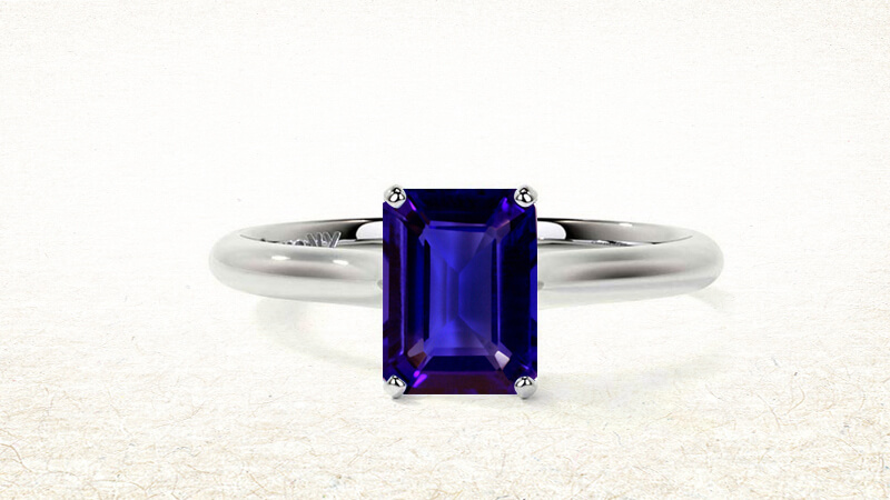 Emerald-Cut Tanzanite 