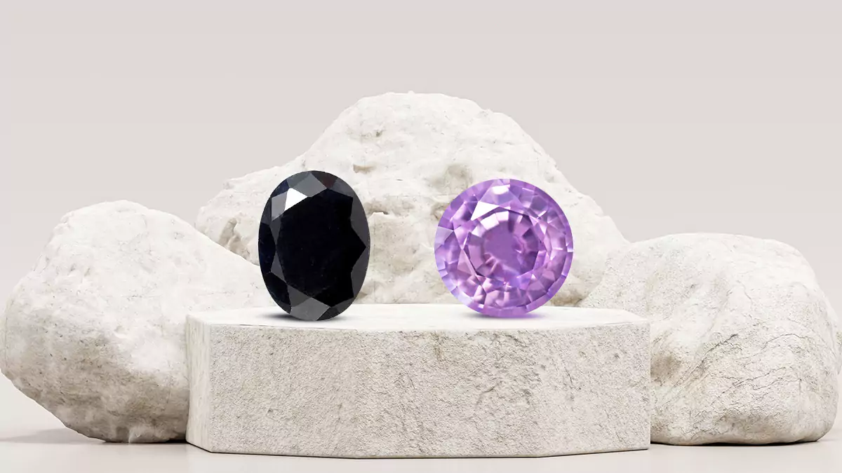 Black Sapphire Vs. Purple Sapphire