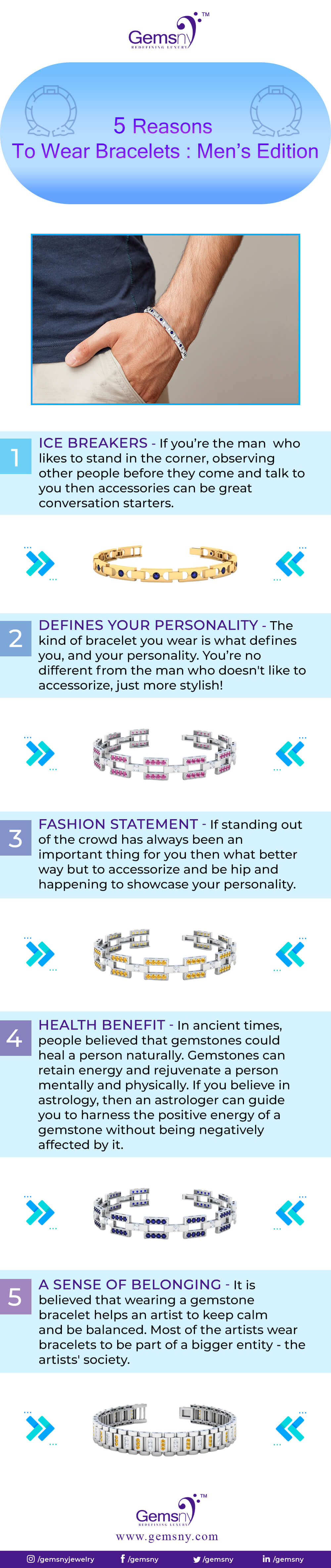 5 Reasons to Wear Bracelet: Men's Edition