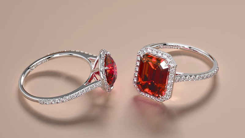 designs of garnet rings