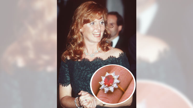 Sarah Ferguson Ruby Engagement Ring