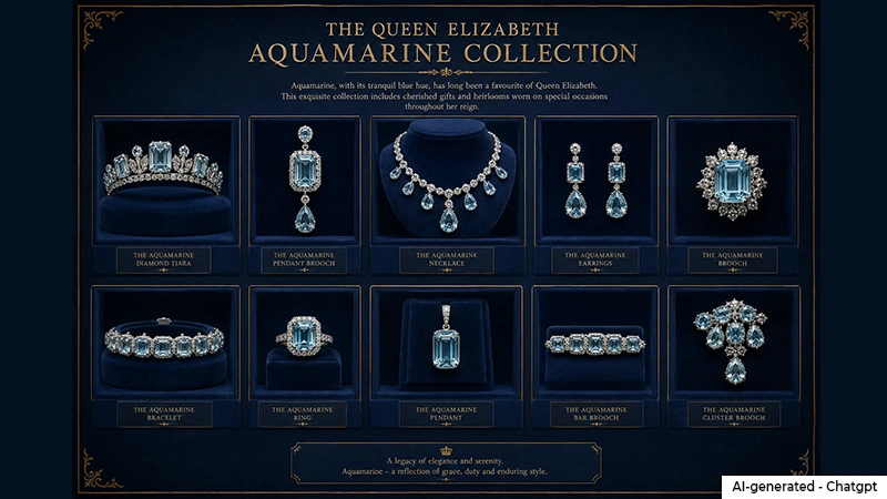 British Royals and Aquamarine Jewelry