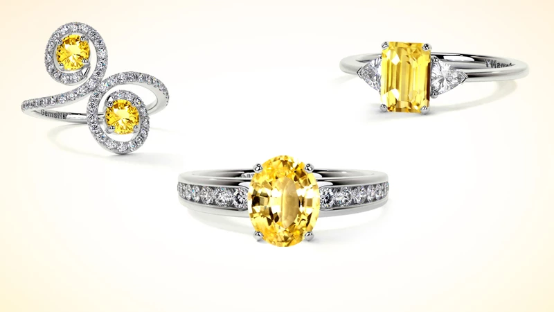 expensive yellow sapphire rings