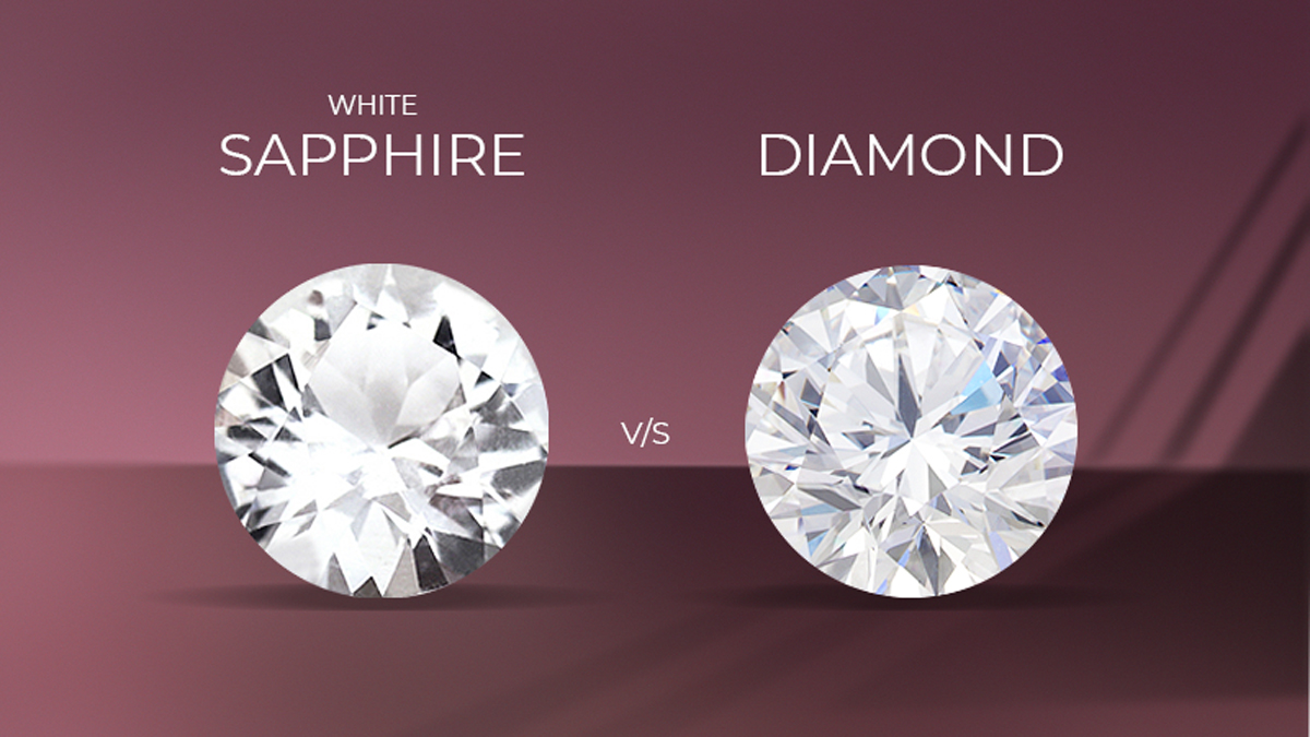 Diamond vs White Sapphire
