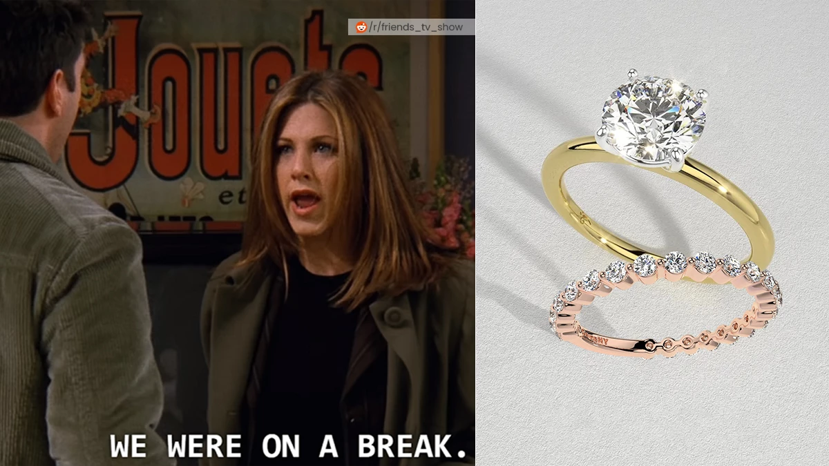 Engagement ring vs Wedding ring