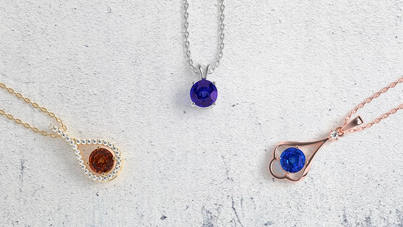 Gemstone pendants