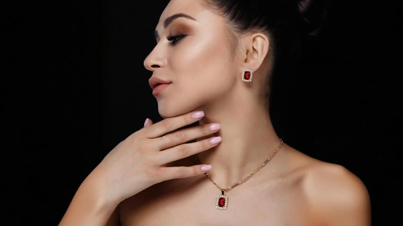Ruby jewelry