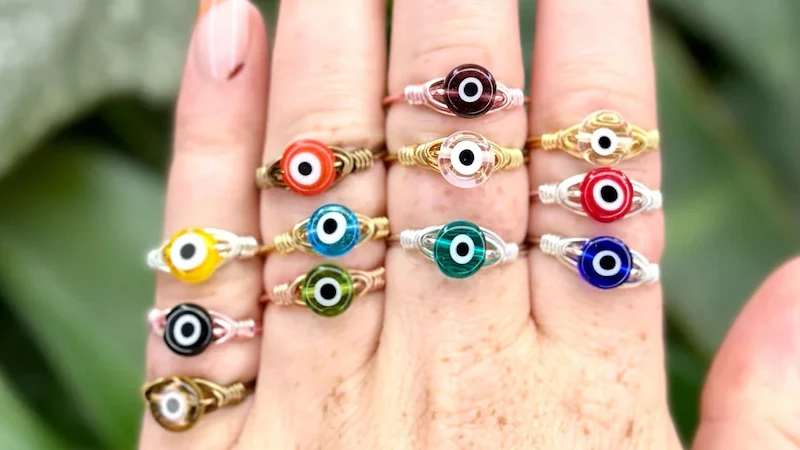 evil eye rings