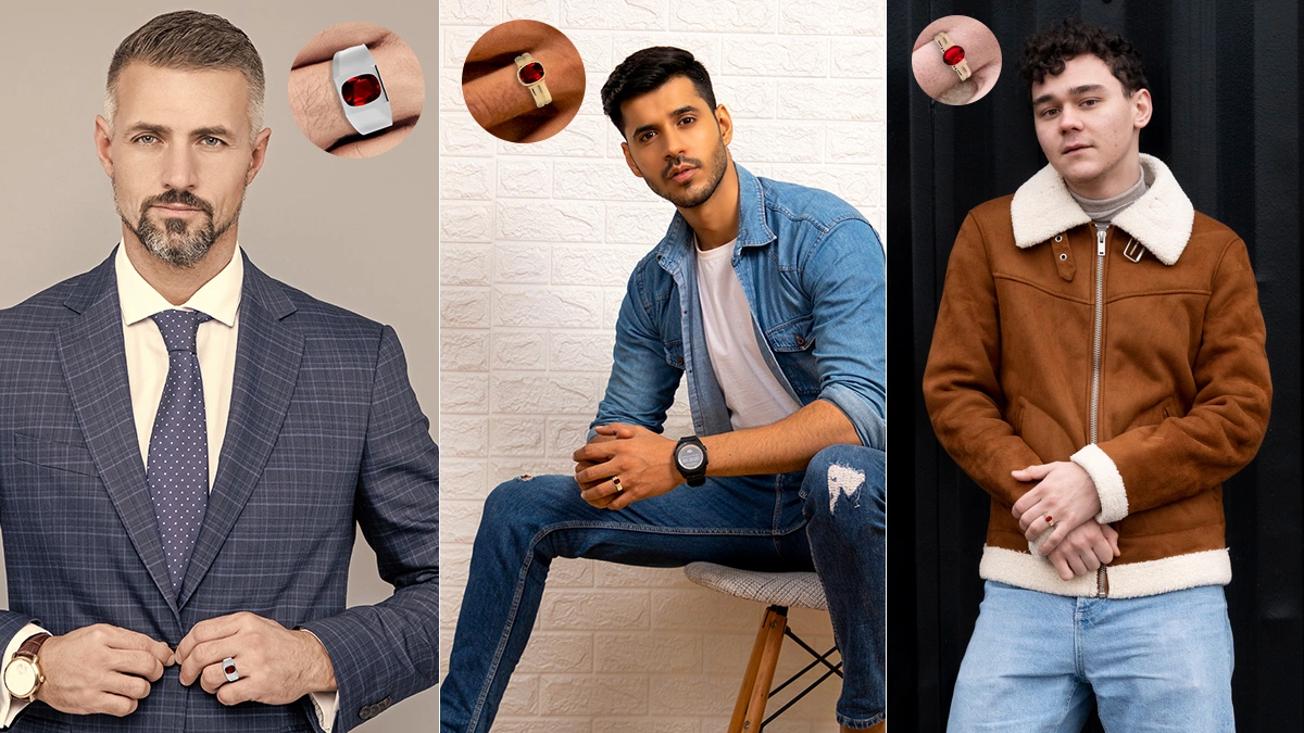 Explore Classic and Modern Ruby Men’s Ring Designs