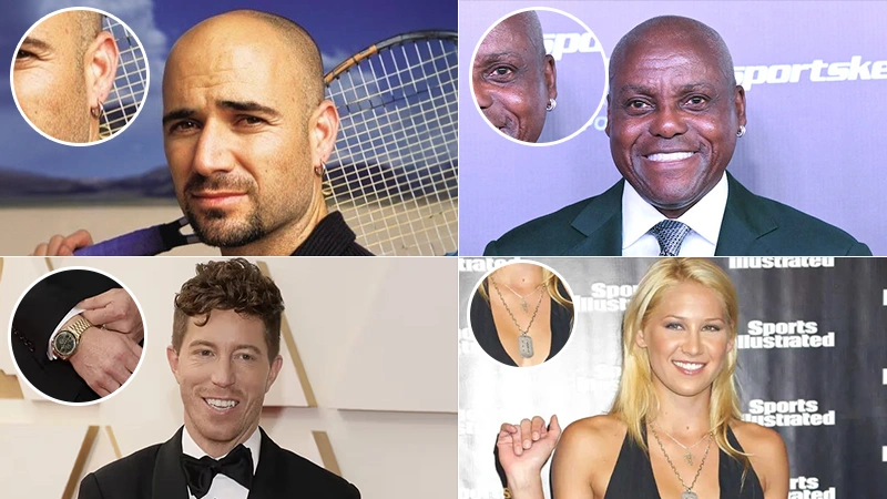 Famous sports personalities with their jewelry