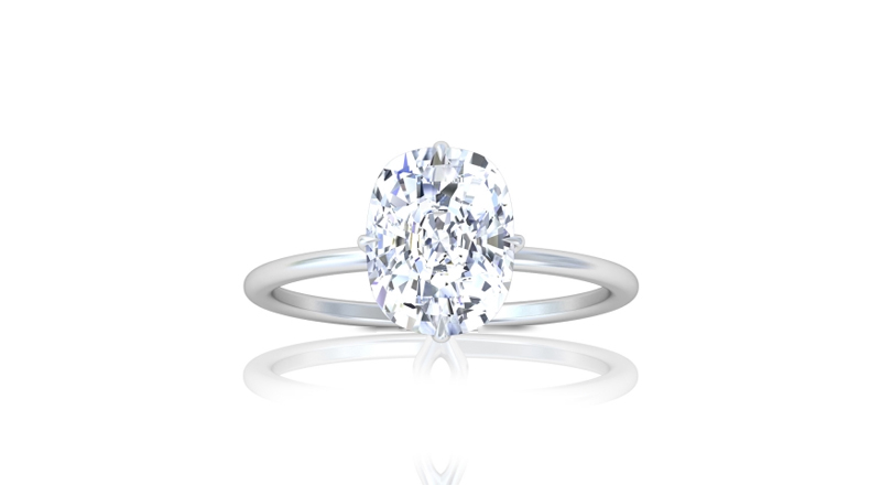 Cushion Cut Diamond Ring