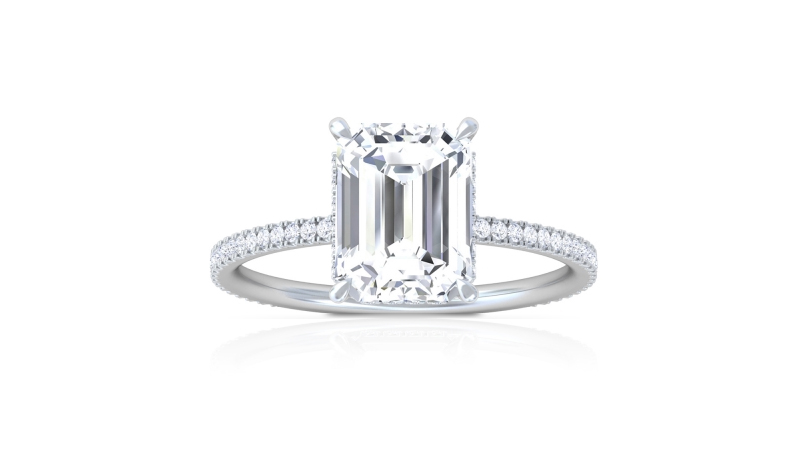 Emerald Cut Diamond Ring