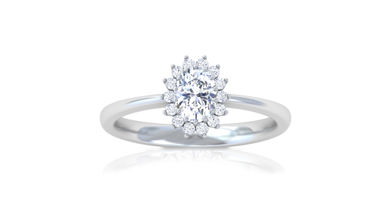 Oval Cut Diamond Ring