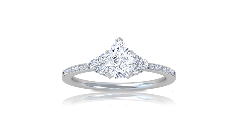 Pear Cut Diamond Ring