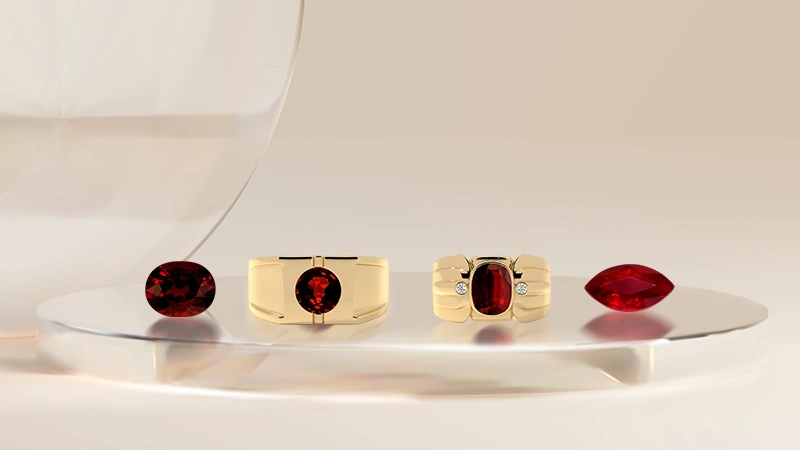 Ruby Ring Father's Day