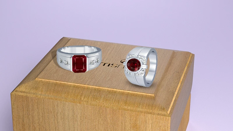 Ruby Ring Father's Day